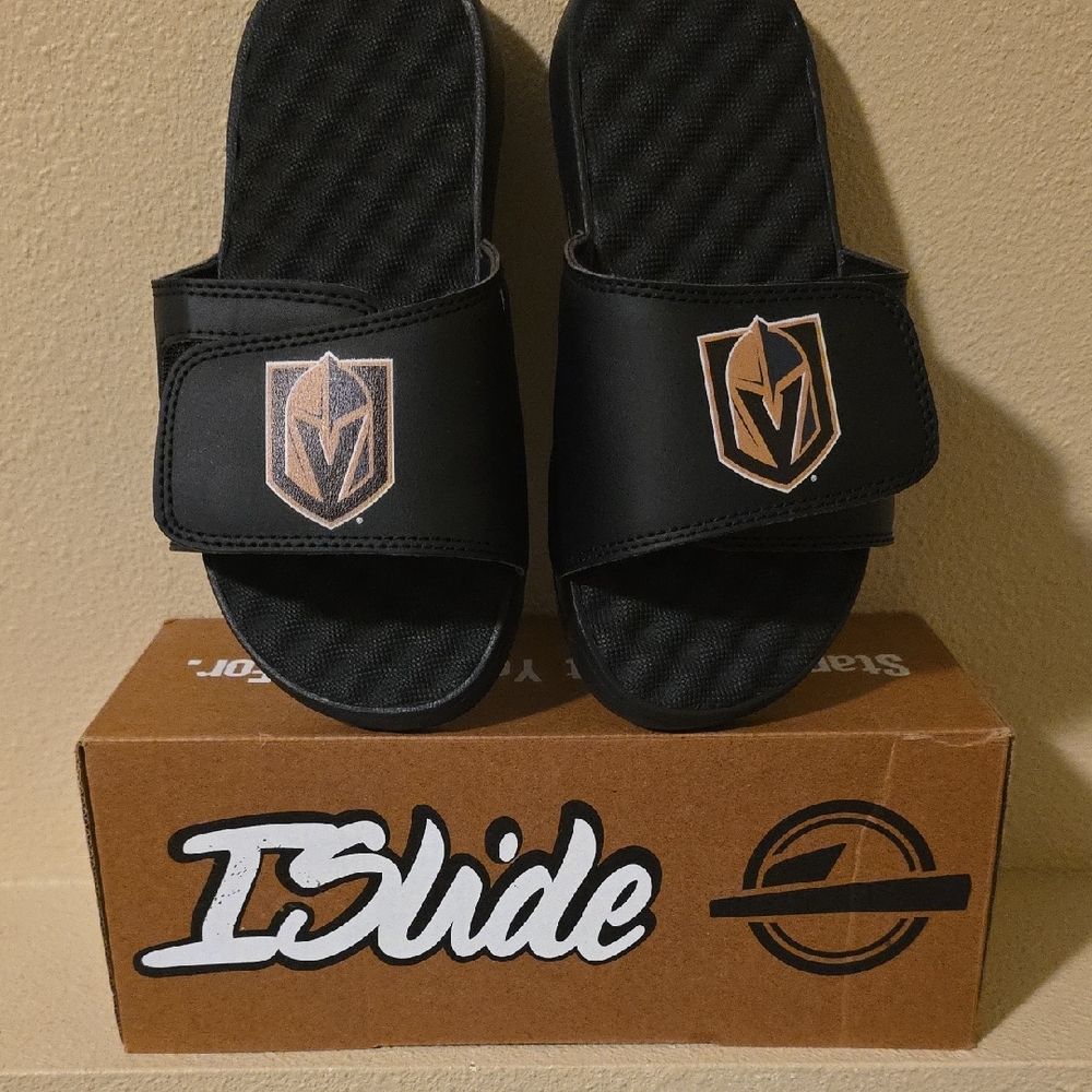 Nww ISLIIDE Kids Black Slide Sandals